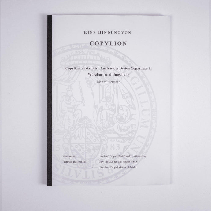 Bachelorarbeit Drucken & Binden - Copylion